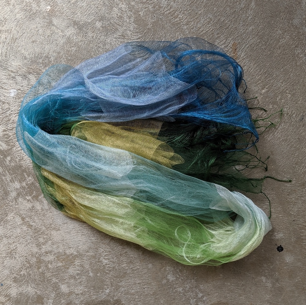 Fleurs Scarf - silk.